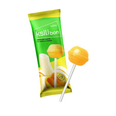 Леденец на палочке Ksilibon Lollipop "Тропический банан"